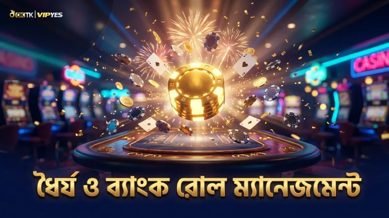 ধৈর্য ও সঠিক ব্যাংক রোল ম্যানেজমেন্ট জেতার জন্য প্রয়োজনীয়