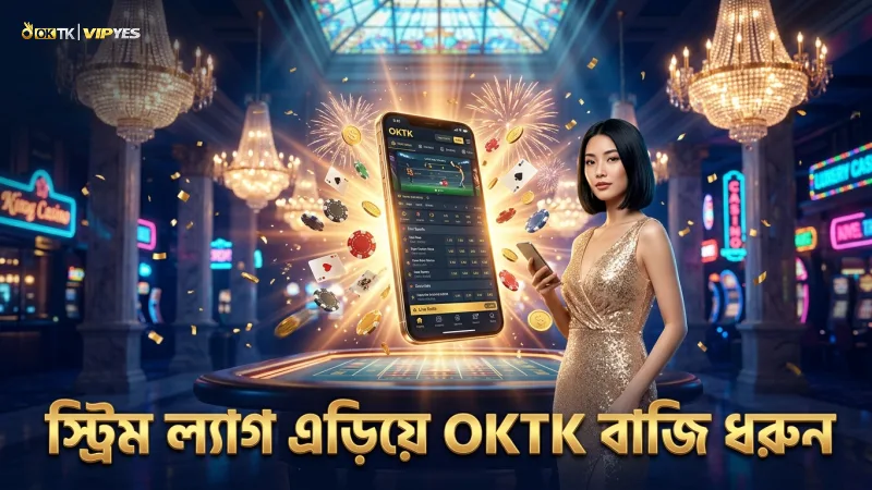 স্ট্রিম ল্যাগ এড়িয়ে সেশন বাজি ধরার সময় নির্বাচন করুন OKTK প্ল্যাটফর্মে