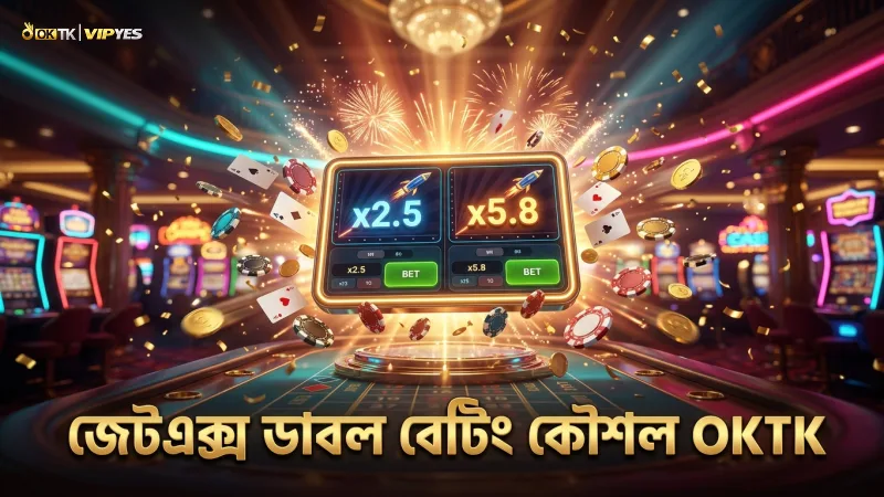 জেটএক্স ডাবল বেটিংয়ে কম ও বেশি মাল্টিপ্লায়ারের সঠিক ব্যবহার।