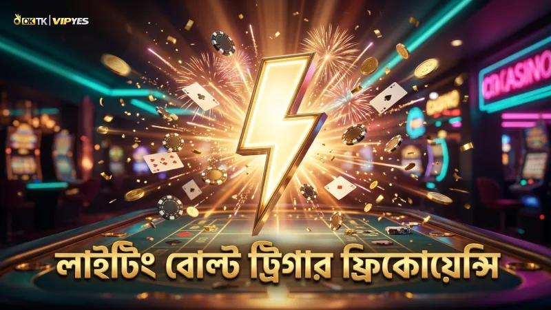 স্ট্রেট আপ বাজি ধরে লাইটিং বোল্ট ট্রিগার ফ্রিকোয়েন্সি পরীক্ষা।