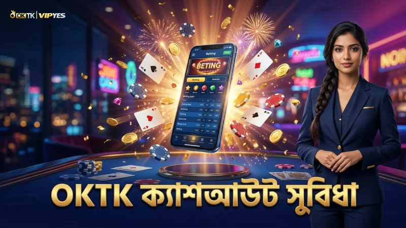 OKTK ক্যাশআউট ফিচার বাজি পরিচালনায় সময় সাশ্রয় করে।