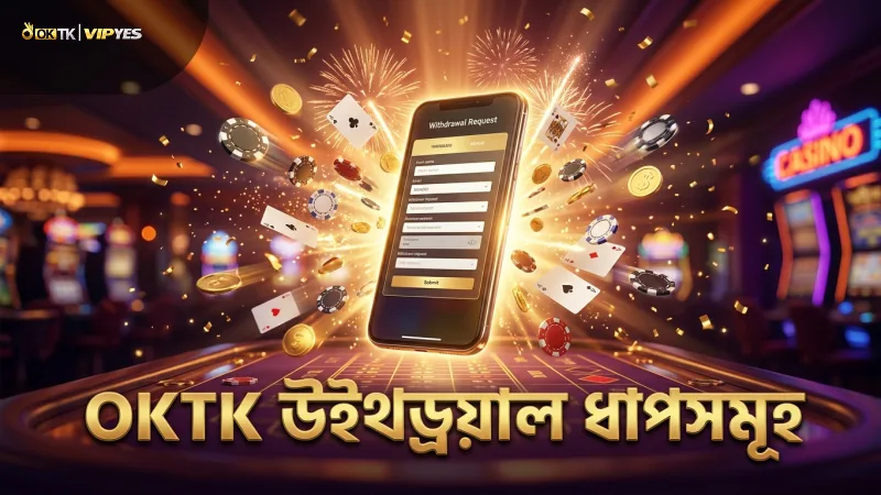 OKTK উইথড্রয়াল প্রক্রিয়ার প্রতিটি ধাপ সাবধানে অনুসরণ করুন।