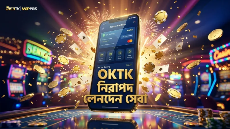 নিরাপদ ডিপোজিট ও দ্রুত উইথড্রয়াল প্রক্রিয়া OKTK-তে নিশ্চিত।