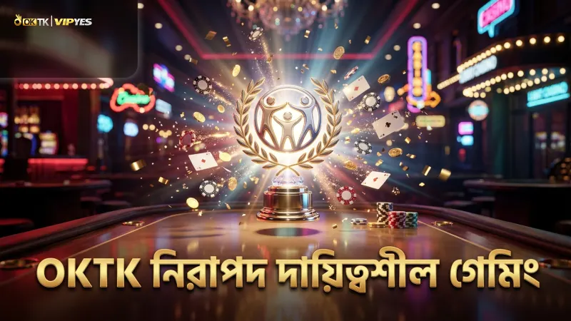 নিরাপদ গেমিং পরিবেশে OKTK দায়িত্বশীলতা প্রদর্শন করে