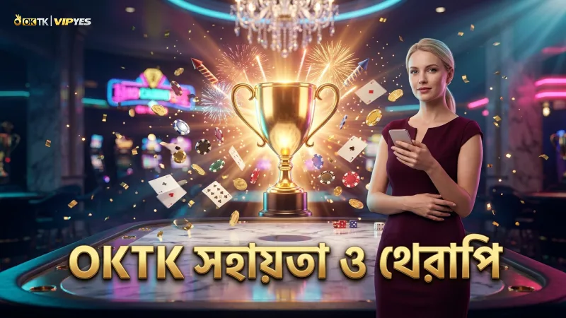 OKTK সরাসরি হেল্পলাইন ও থেরাপিস্ট সেবা প্রদান করে