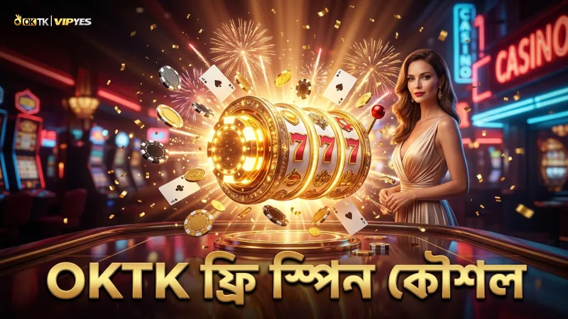 ফ্রি স্পিন এবং রিয়েল মানি স্পিনের সঠিক ব্যবস্থাপনা OKTK-র মাধ্যমে