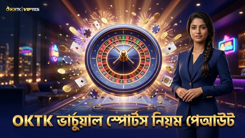 OKTK-তে ভার্চুয়াল স্পোর্টসের আরএনজি নির্ভর নিয়ম ও পেআউট।